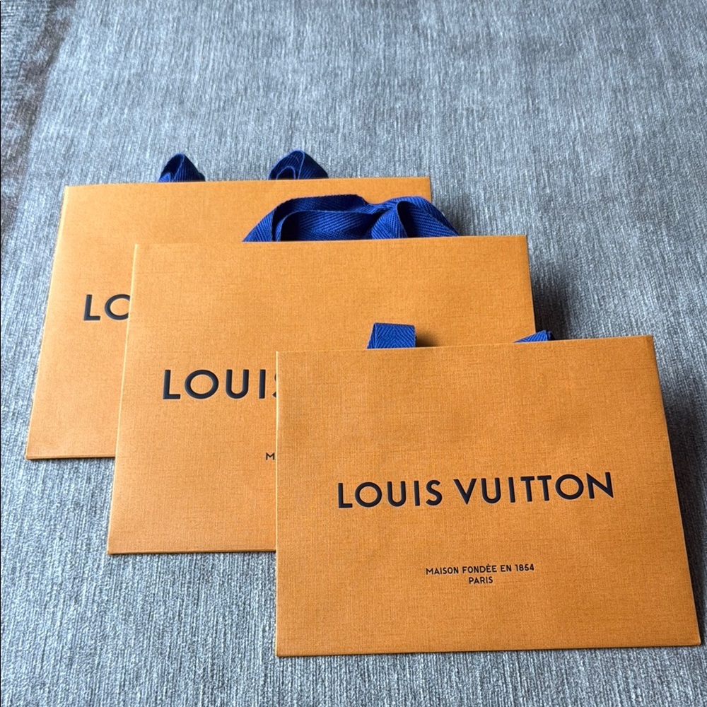 Louis Vuitton Orange Shopping Bags